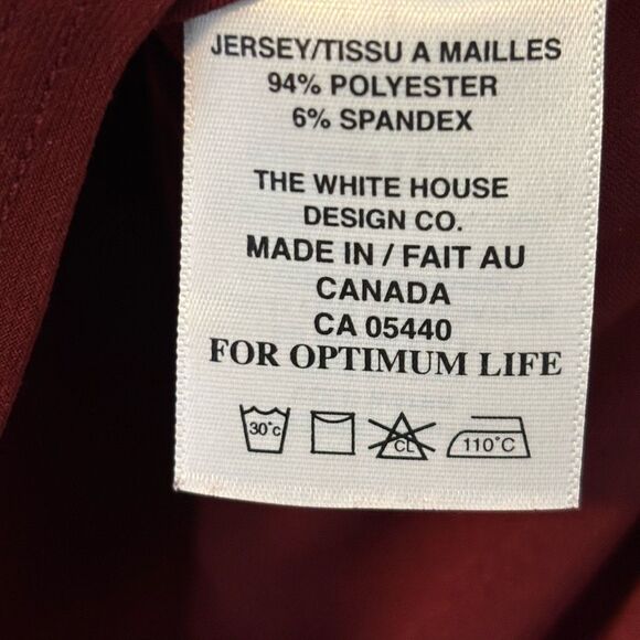 Sympli XL garnet burgundy color tunic scoop neck long sleeve Canada - Picture 7 of 8